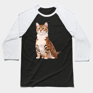 Majestic Bengal Gaze Baseball T-Shirt